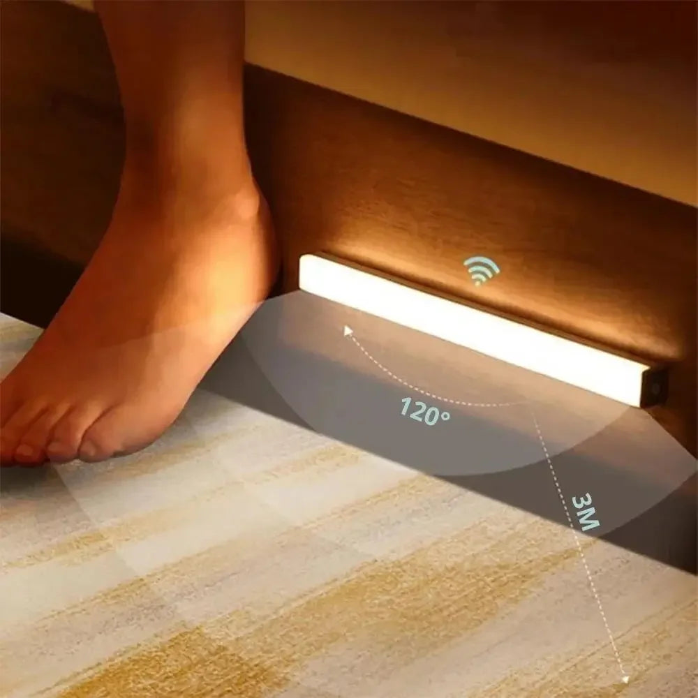 Veilleuses LED sans fil avec dtecteur de mouvement lampe aste par USB ampoule magntique pour armoire chambre Cisco cuisine alle dtecteur de tube